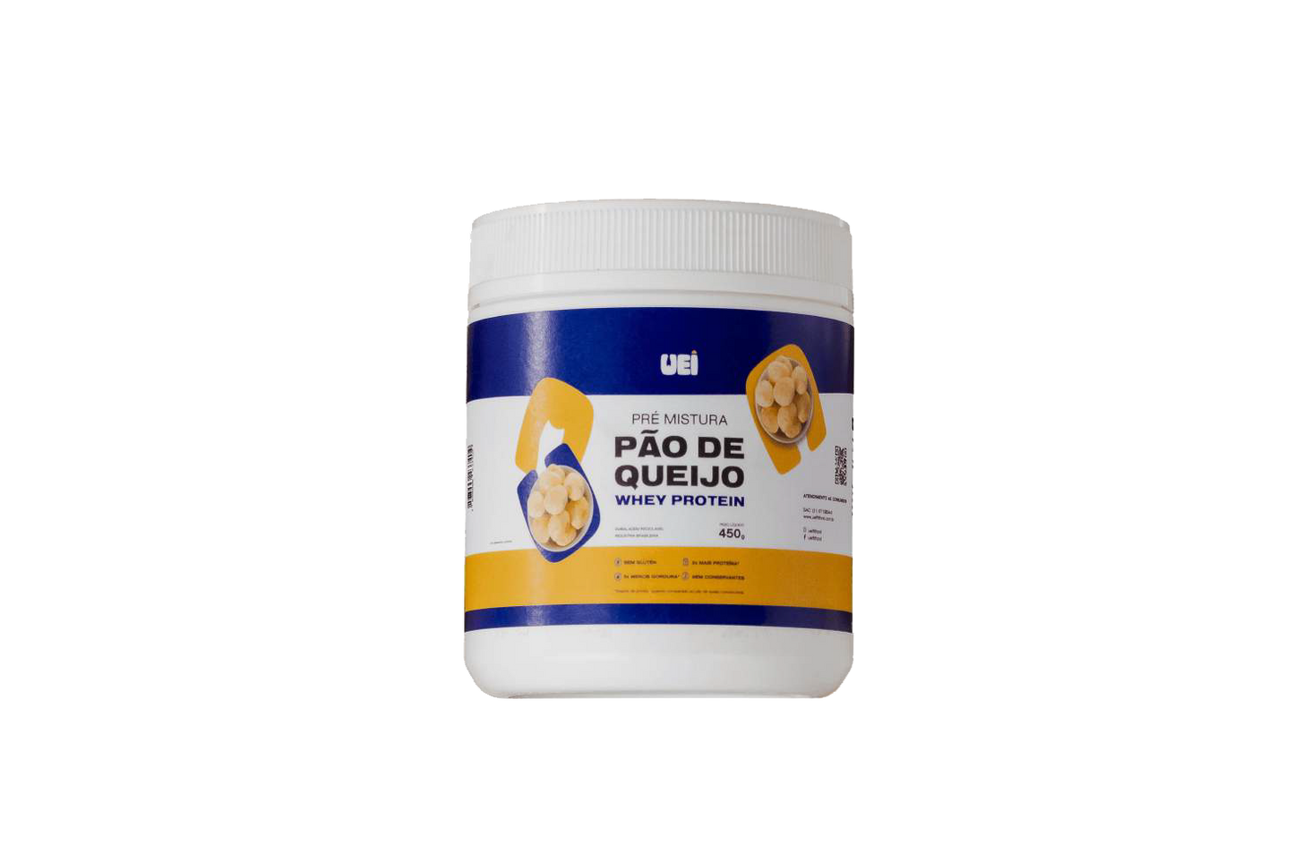 PÃO DE QUEIJO COM WHEY - 1UN